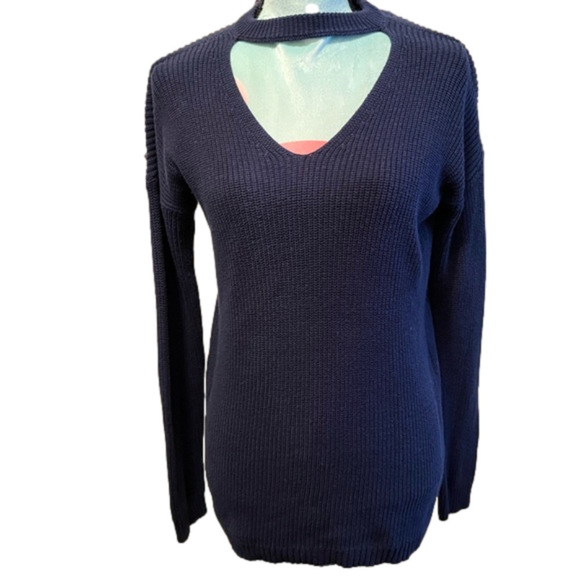 VINCE Camuto Long Sleeve Tunic Sweater - Picture 1 of 4